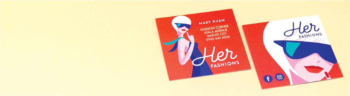 Square Business Cards - Banner