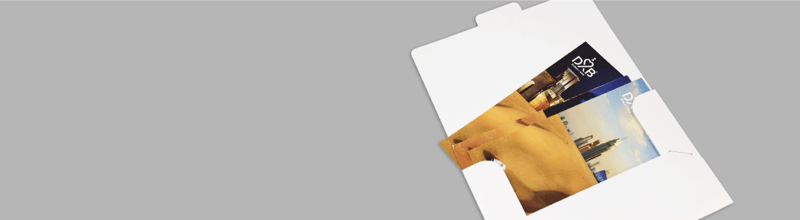 A6 Ready Shape 1-Pocket Folders - Banner