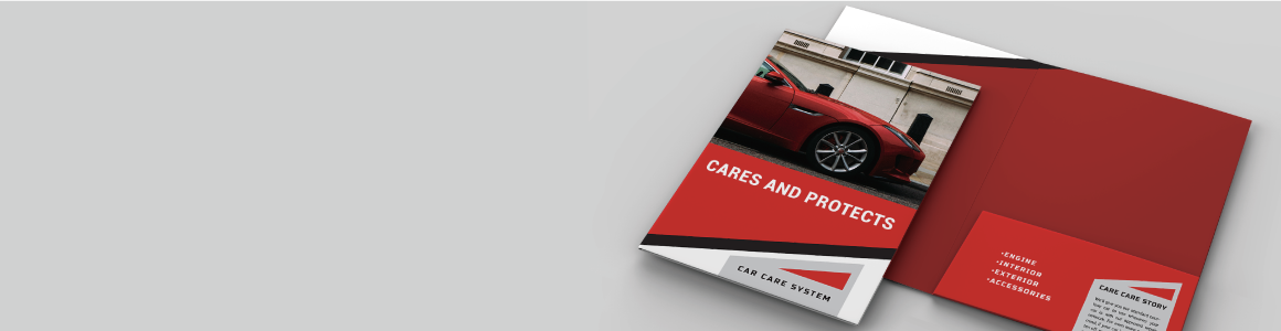 A5 Ready Shape 1-Pocket Folders - Banner