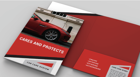 A5 Ready Shape 1-Pocket Folders - Banner