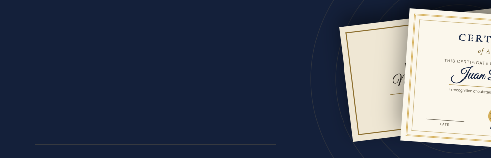 Express Certificates - Banner