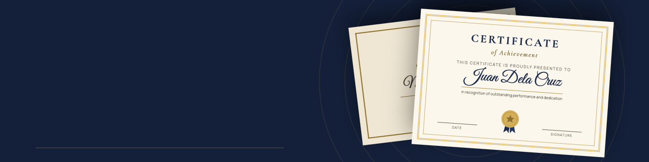 Express Certificates - Banner